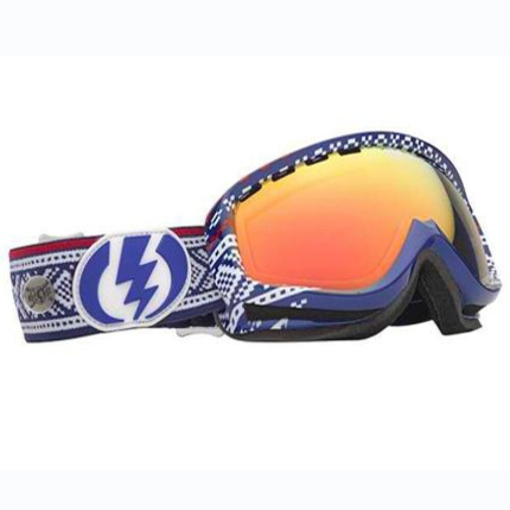 $150 Electric EGK Goggles Andres Wiig USA RED White Blue Pro Snowboard Ski NEW